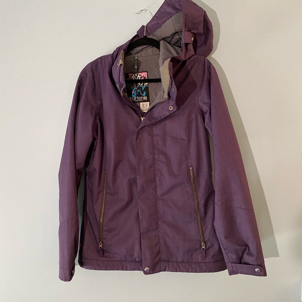 Burton purple snowboarding jacket